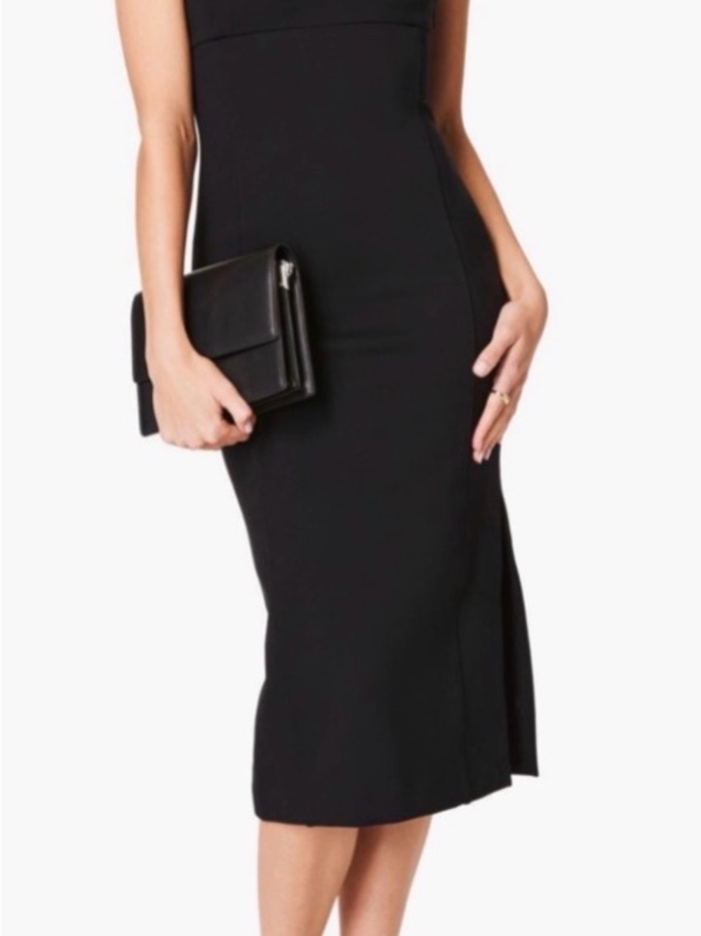 NWT SPANX Shape Ponte Midi Tank Dress - Picture 2 of 3